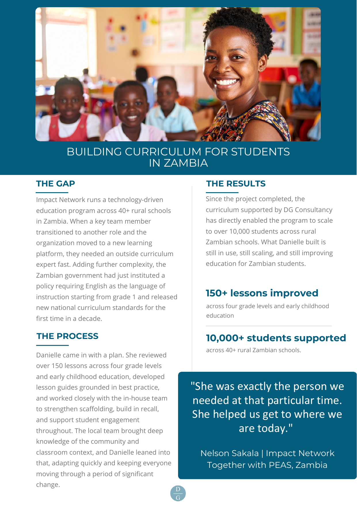 Written Case Study – PEAS